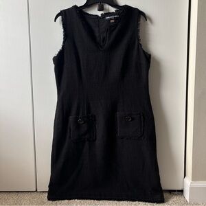 Karl Lagerfeld Black Tweed Dress